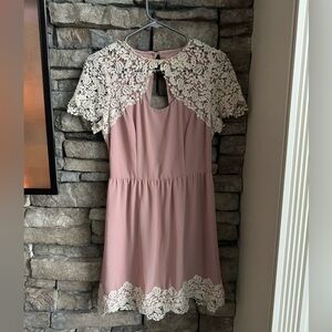*last chance* Pink lace tea dress